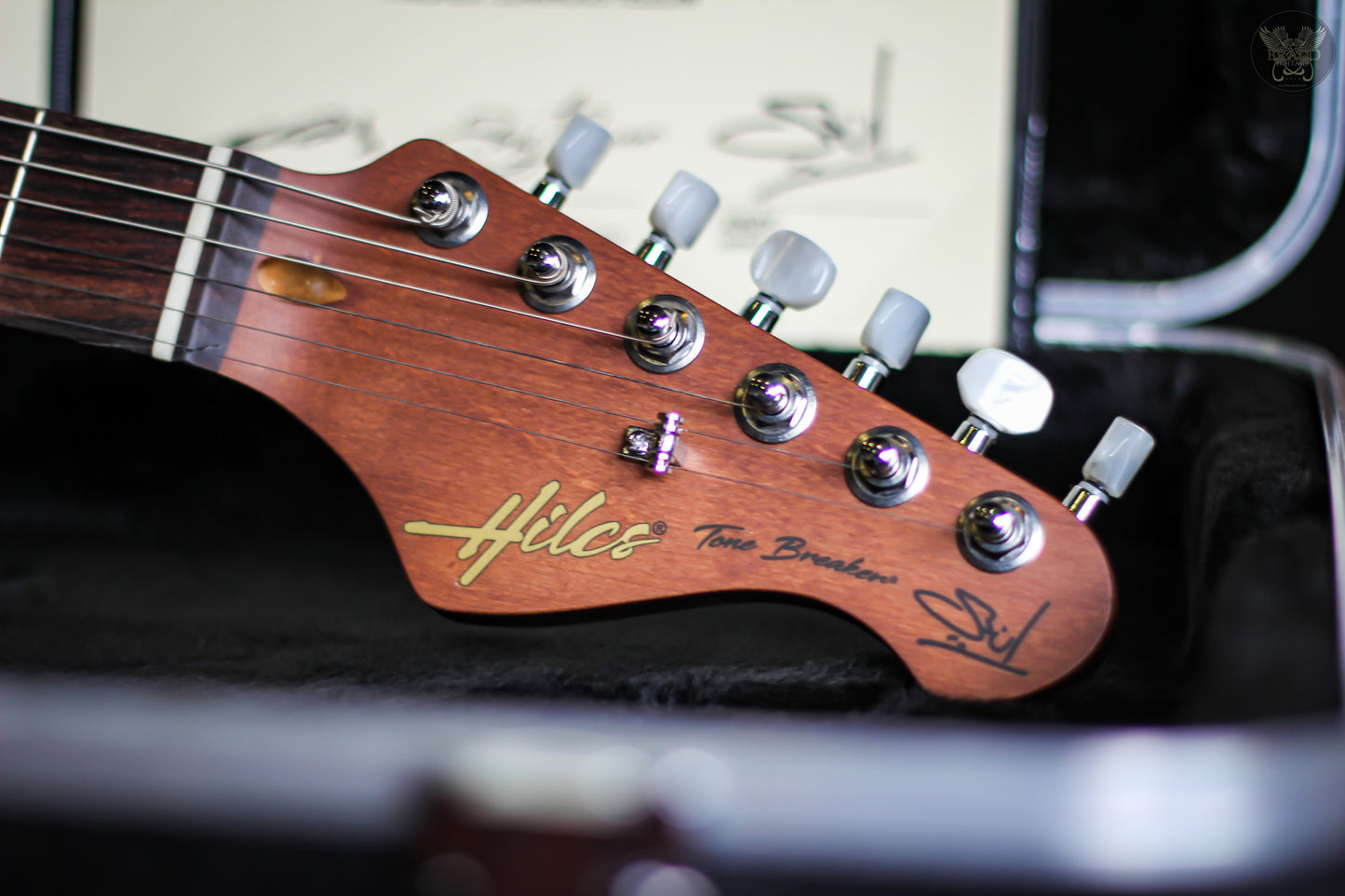 **RARE** HILCS LIMITED EDITION ANDY FLOP POPPY SIGNATURE TONE BREAKER #4 LUMINOUS YELLOW w HARDCASE HANDCRAFTED IN MALAYSIA (NEW)