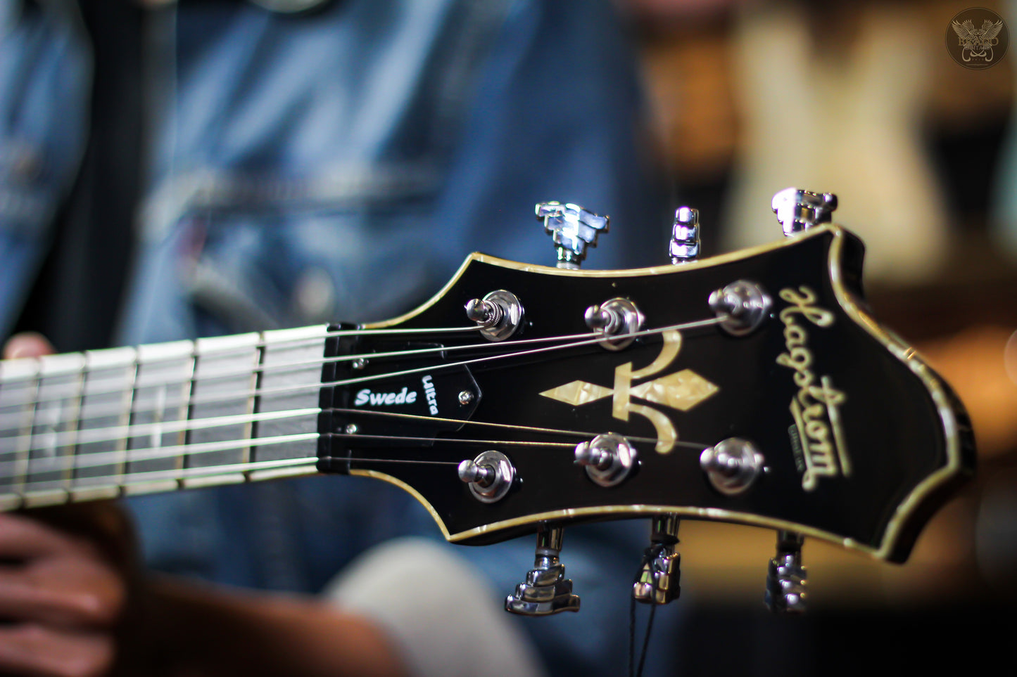 HAGSTROM ULTRA SWEDE BLACK GLOSS (NEW)