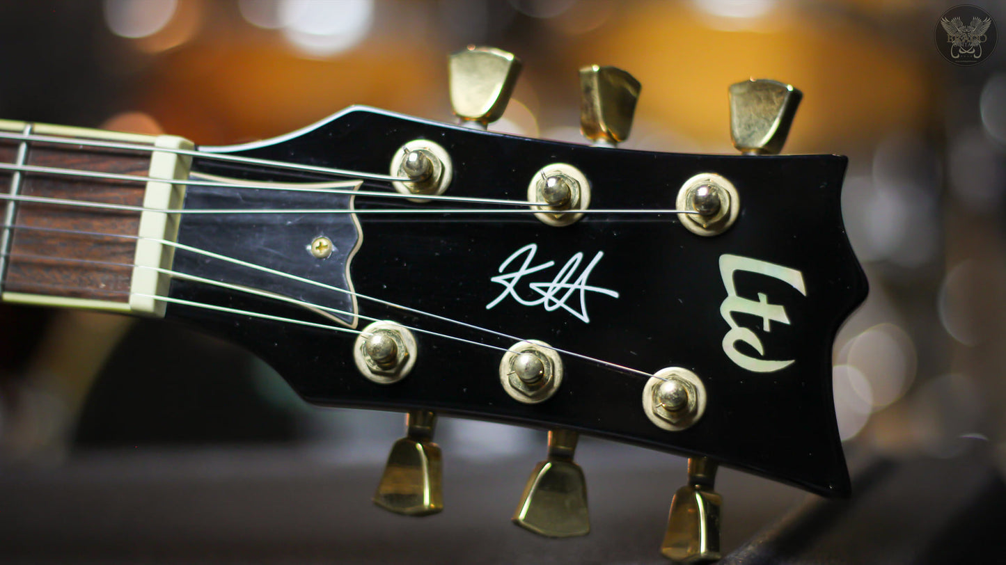 LTD KH-DC KIRK HAMMETT SIGNATURE GUITAR SEE THRU BLACK CHERRY (NOS)