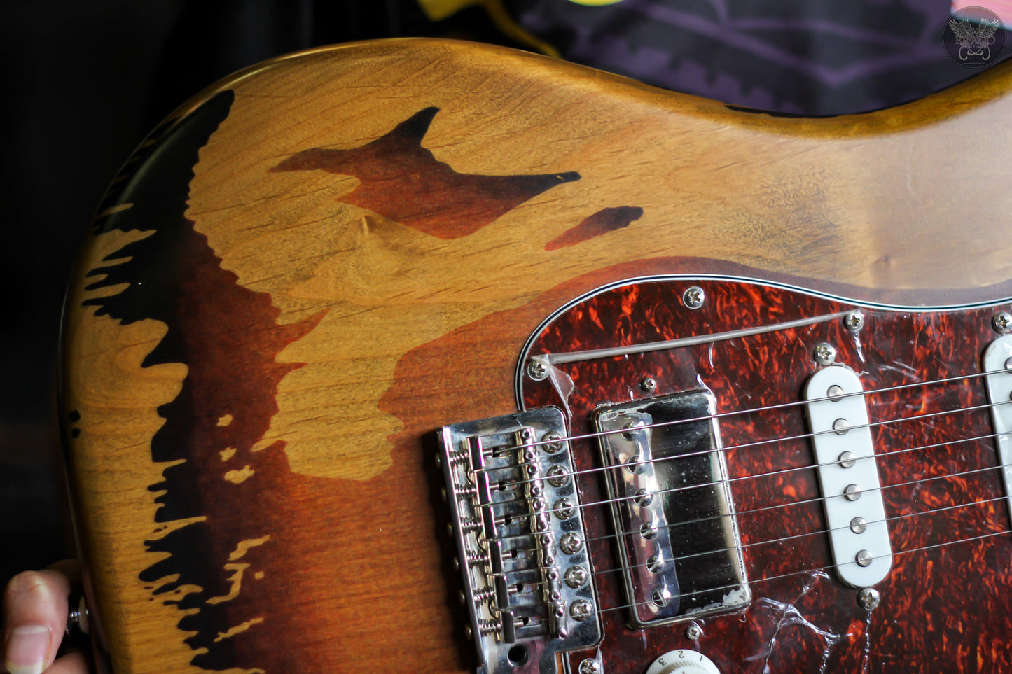 LTD GL-256 GEORGE LYNCH SIGNATURE GUITAR - DISTRESSED 2-TONE SUNBURST (NOS)