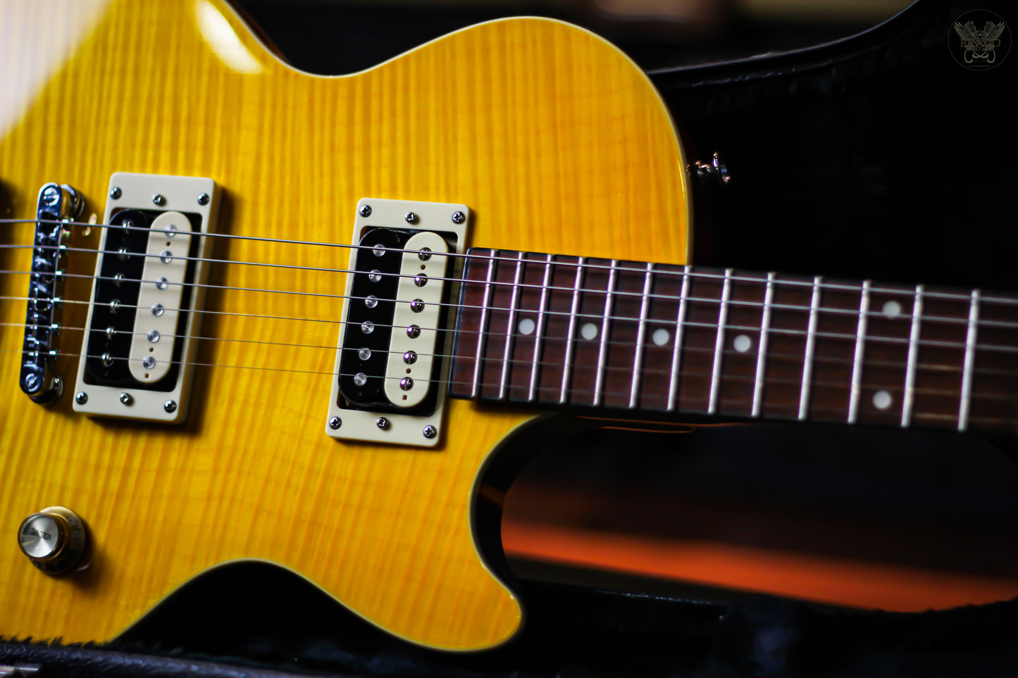 EPIPHONE SLASH AFD LES PAUL SPECIAL-II APPETITE AMBER w EPIPHONE HARDCASE (MINT)