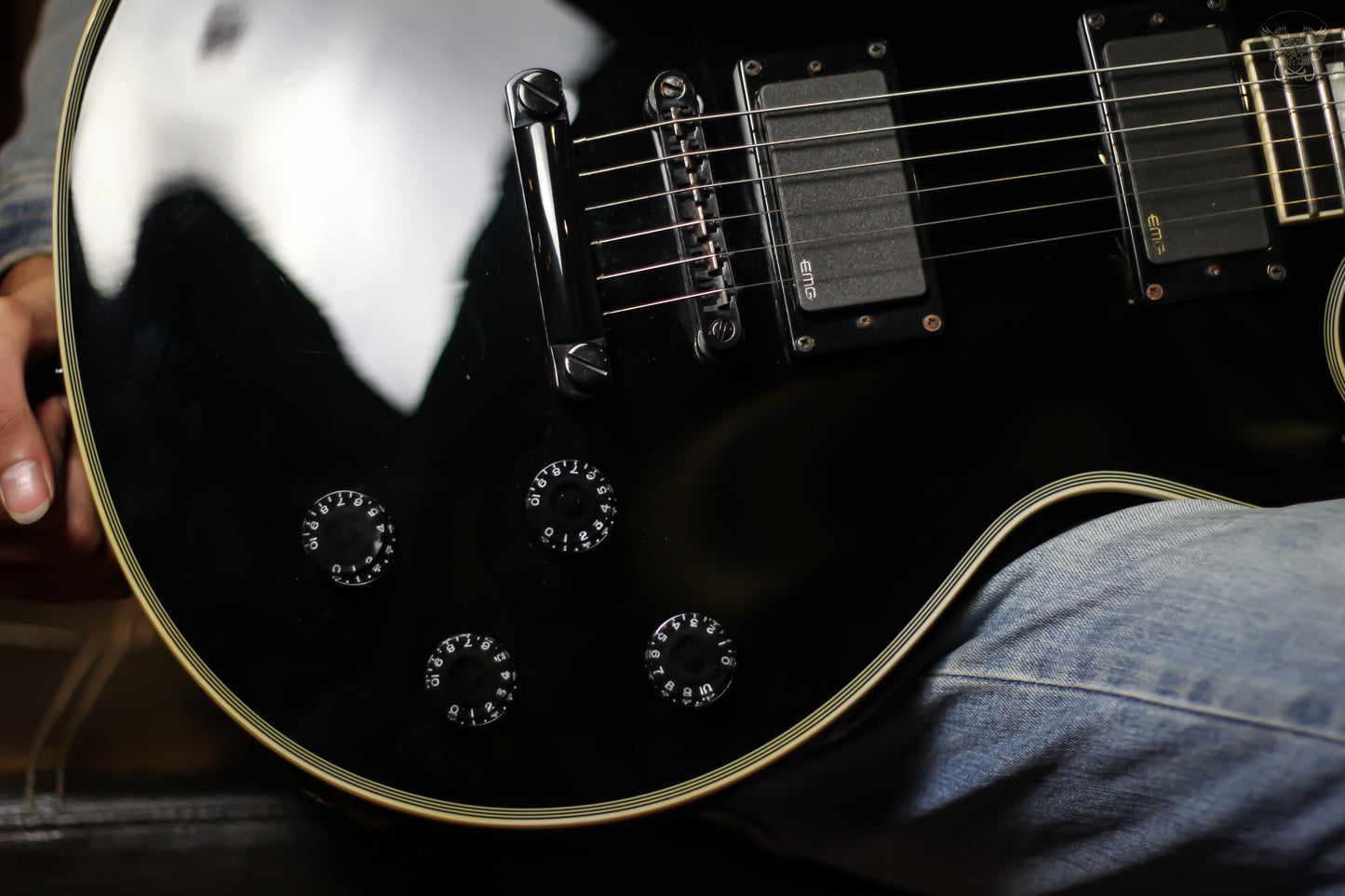 2019 EPIPHONE LIMITED EDITION MATT HEAFY LES PAUL CUSTOM SIGNATURE GUITAR w EPIPHONE HARDCASE (USED)