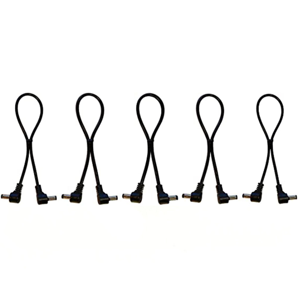Strymon DC Power Cables, Right Angle to Right Angle (5 pack), 18inch
