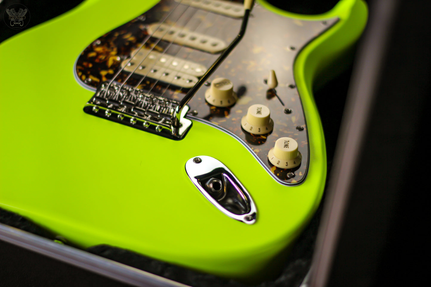 **RARE** HILCS LIMITED EDITION ANDY FLOP POPPY SIGNATURE TONE BREAKER #4 LUMINOUS YELLOW w HARDCASE HANDCRAFTED IN MALAYSIA (NEW)
