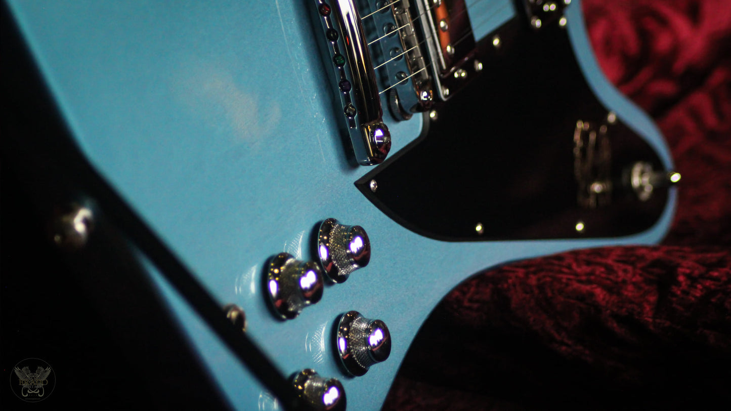 GIBSON FIREBIRD STUDIO HP HIGH PERFORMANCE PELHAM BLUE (NOS)