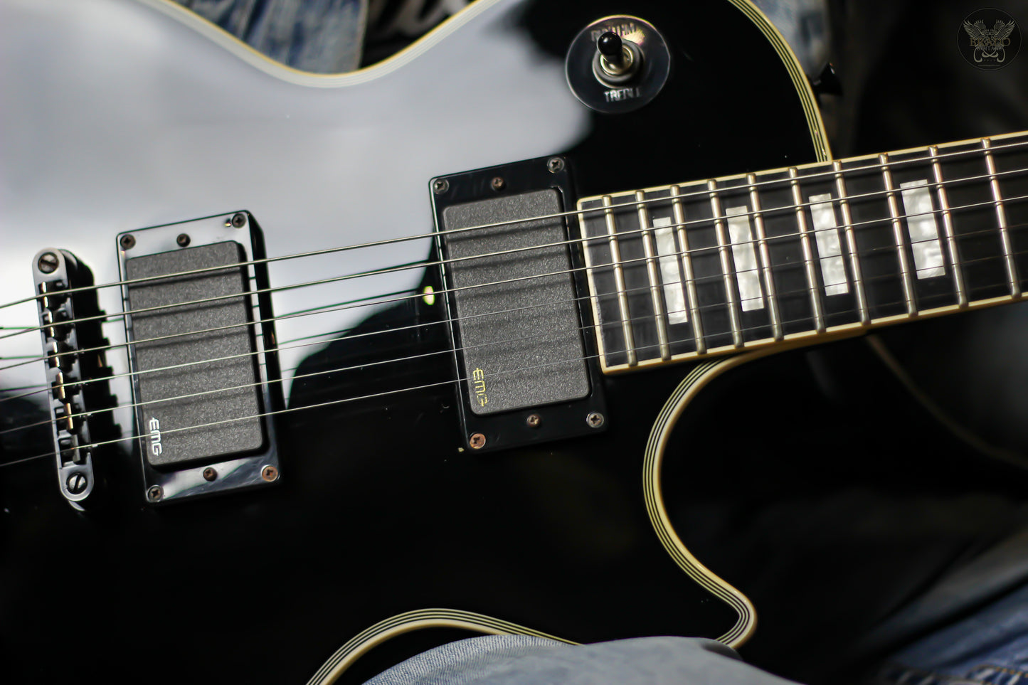 2019 EPIPHONE LIMITED EDITION MATT HEAFY LES PAUL CUSTOM SIGNATURE GUITAR w EPIPHONE HARDCASE (USED)