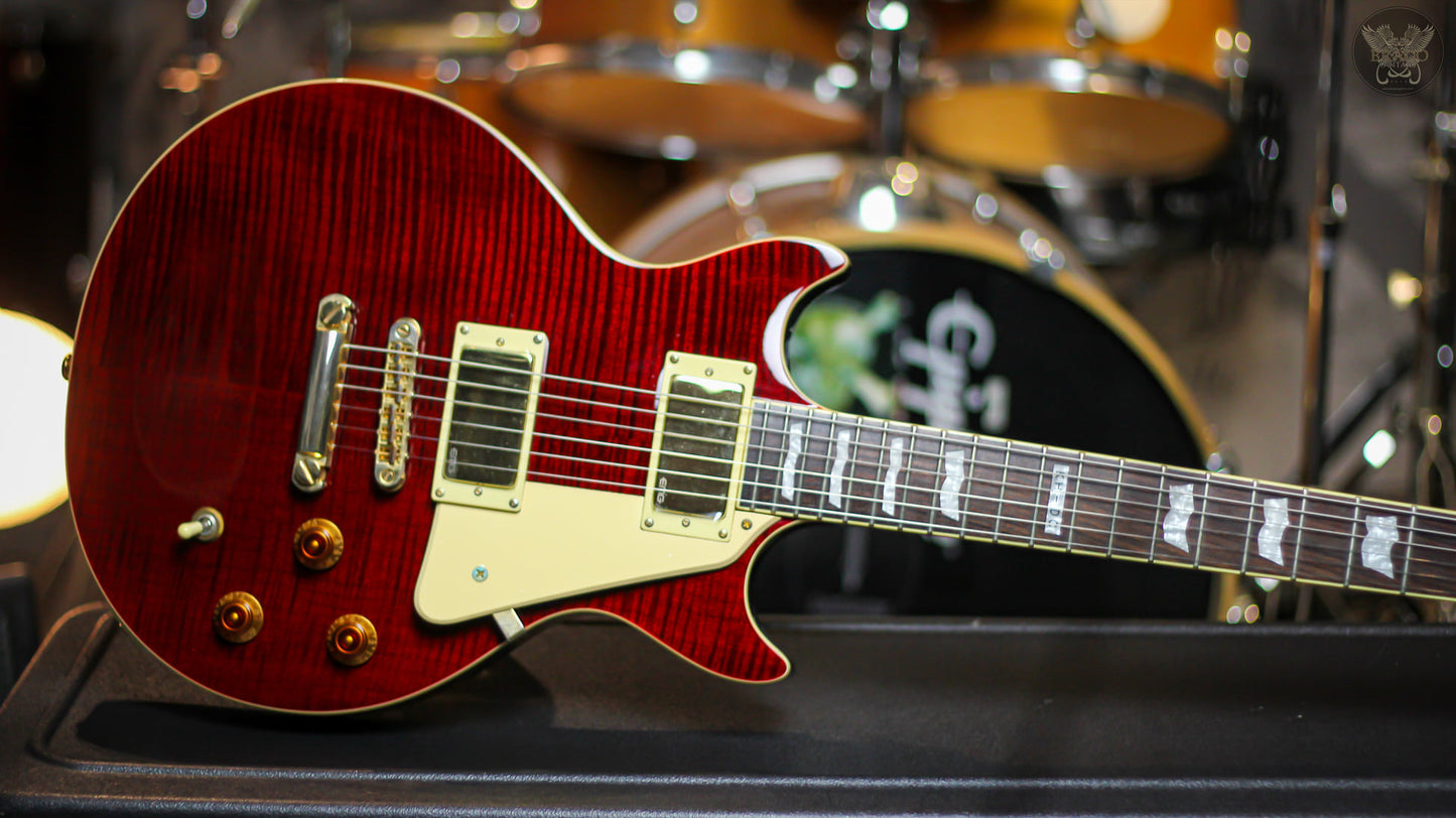 LTD KH-DC KIRK HAMMETT SIGNATURE GUITAR SEE THRU BLACK CHERRY (NOS)