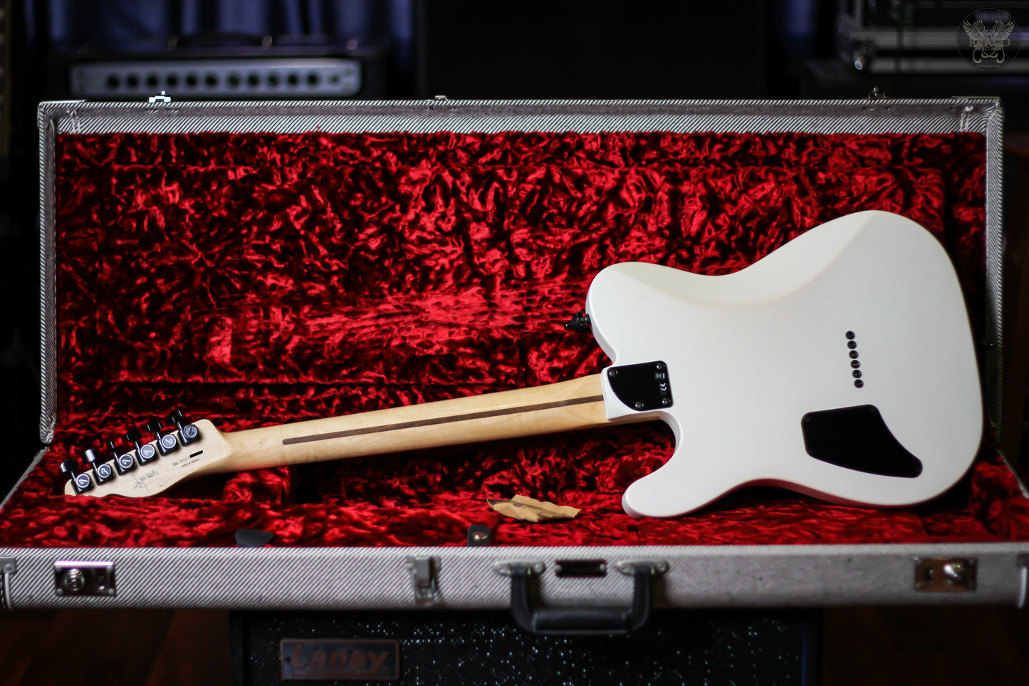 2019 FENDER ARTIST JIM ROOT SIGNATURE TELECASTER FLAT WHITE w FENDER BLACK TWEED HARDCASE (USED)