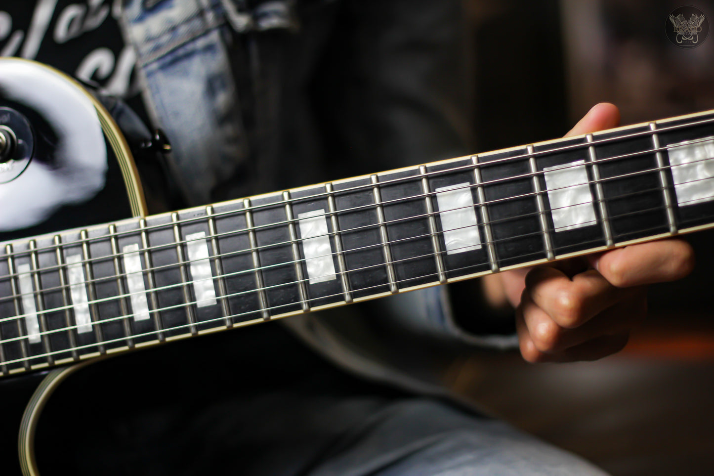 2019 EPIPHONE LIMITED EDITION MATT HEAFY LES PAUL CUSTOM SIGNATURE GUITAR w EPIPHONE HARDCASE (USED)