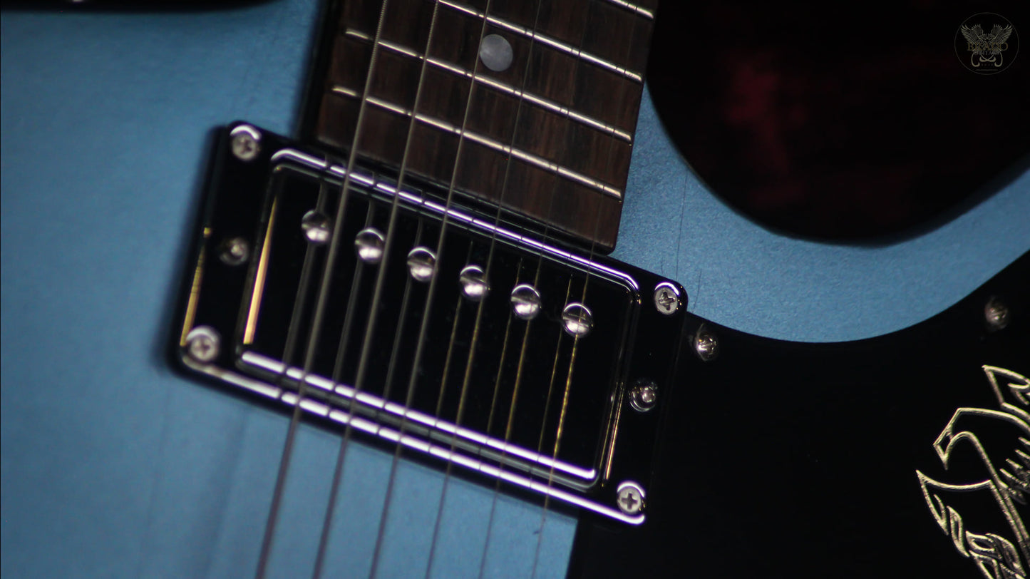 GIBSON FIREBIRD STUDIO HP HIGH PERFORMANCE PELHAM BLUE (NOS)