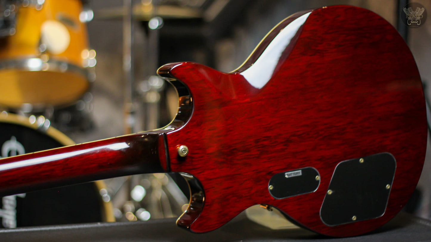 LTD KH-DC KIRK HAMMETT SIGNATURE GUITAR SEE THRU BLACK CHERRY (NOS)