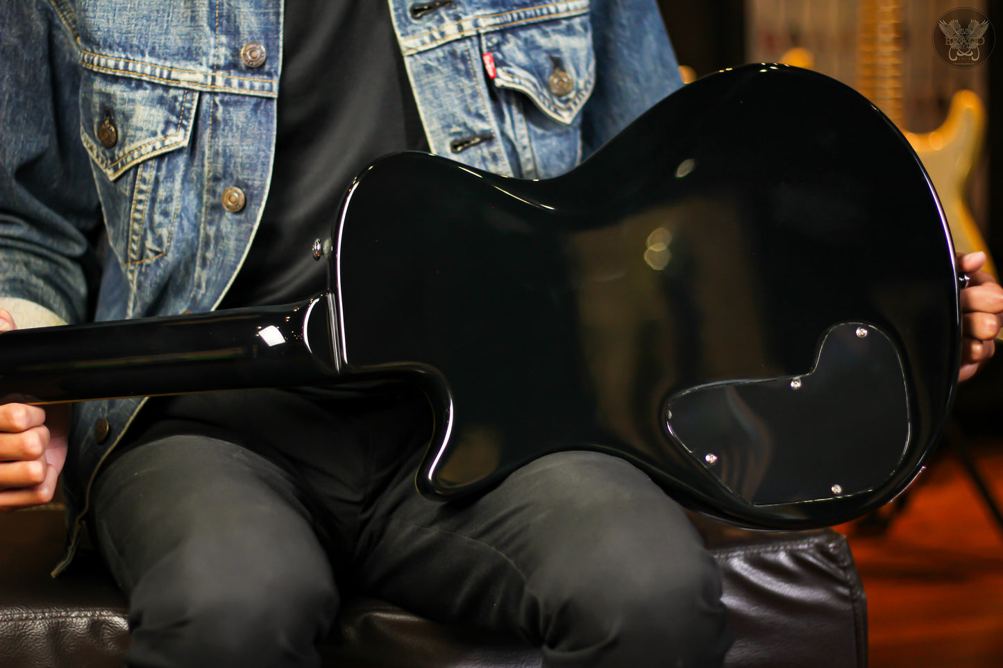 HAGSTROM ULTRA SWEDE BLACK GLOSS (NEW)
