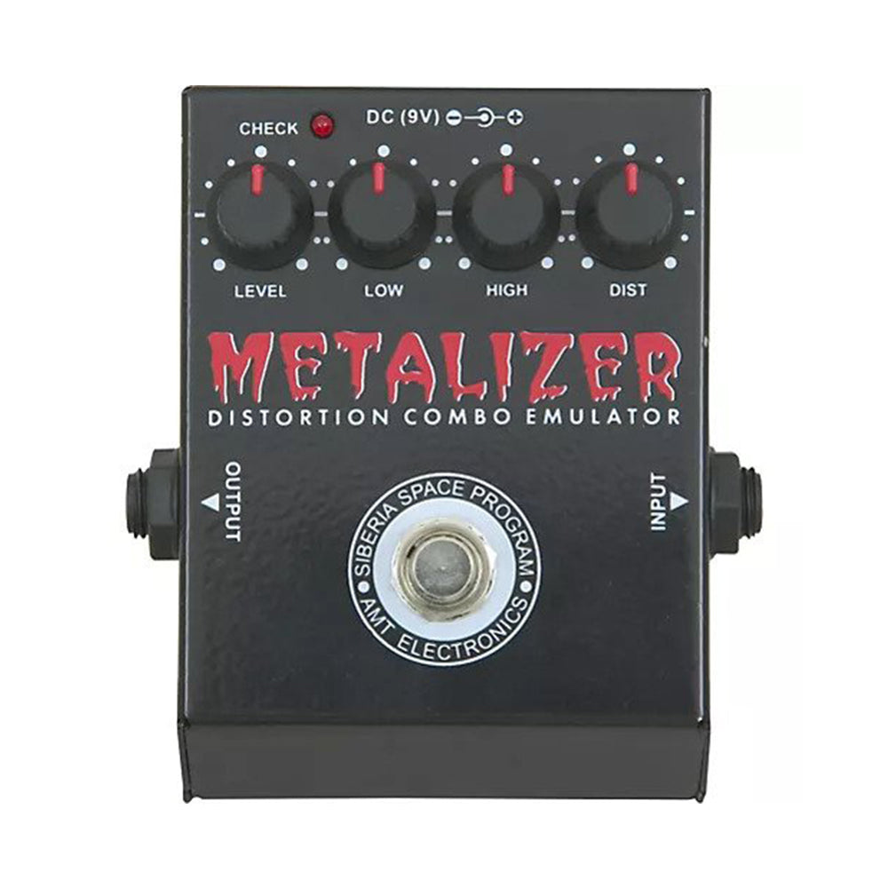 AMT Electronics Metalizer Distortion Guitar Effect Pedal