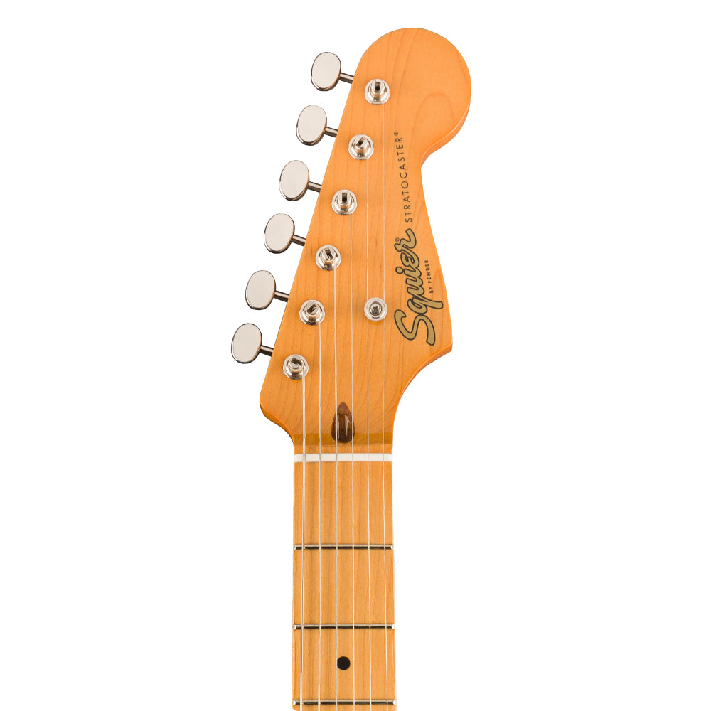 Squier Classic Vibe 50s Stratocaster Electric Guitar, Maple FB, White Blonde