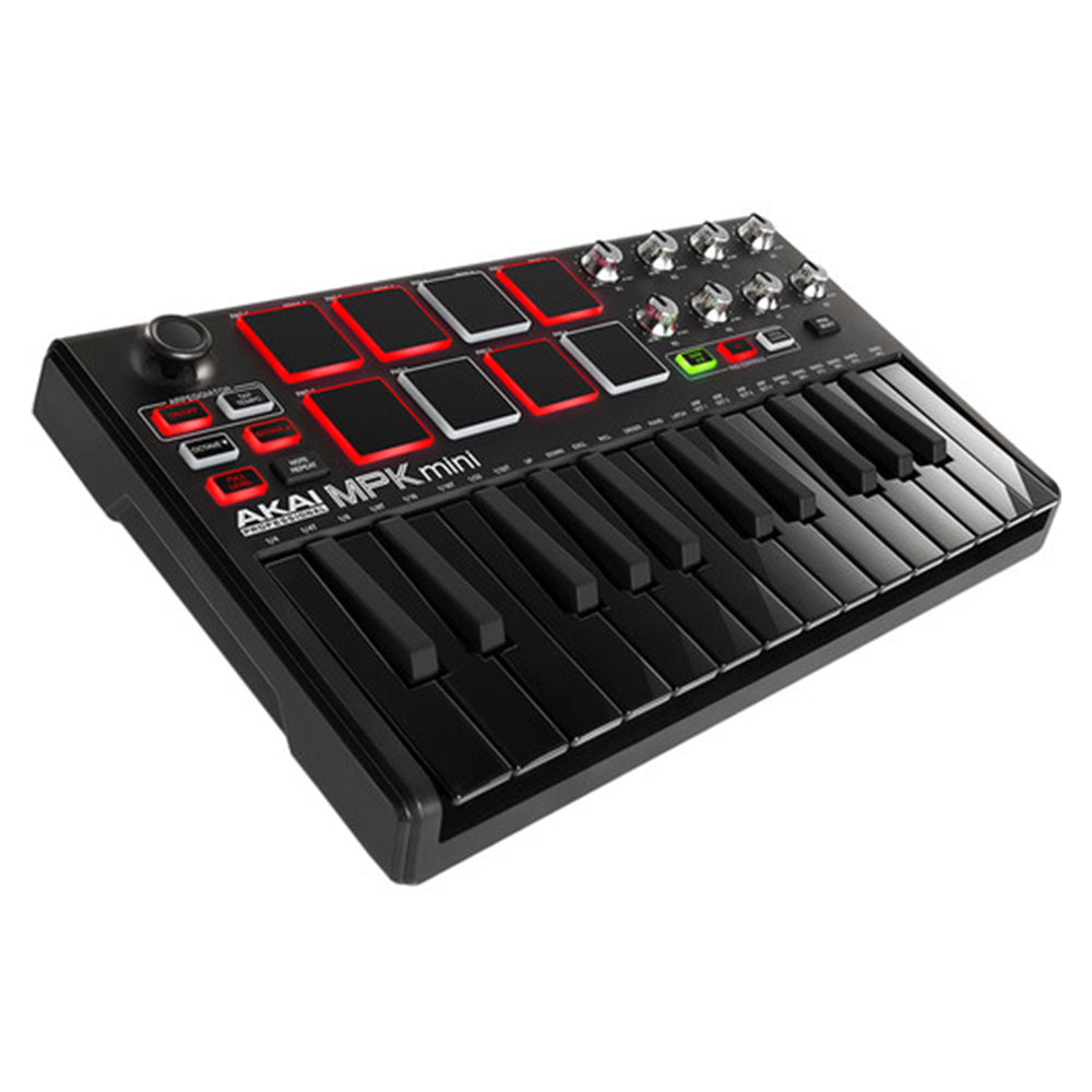 Akai MPK Mini Mk2 Compact Keyboard Controller, Black