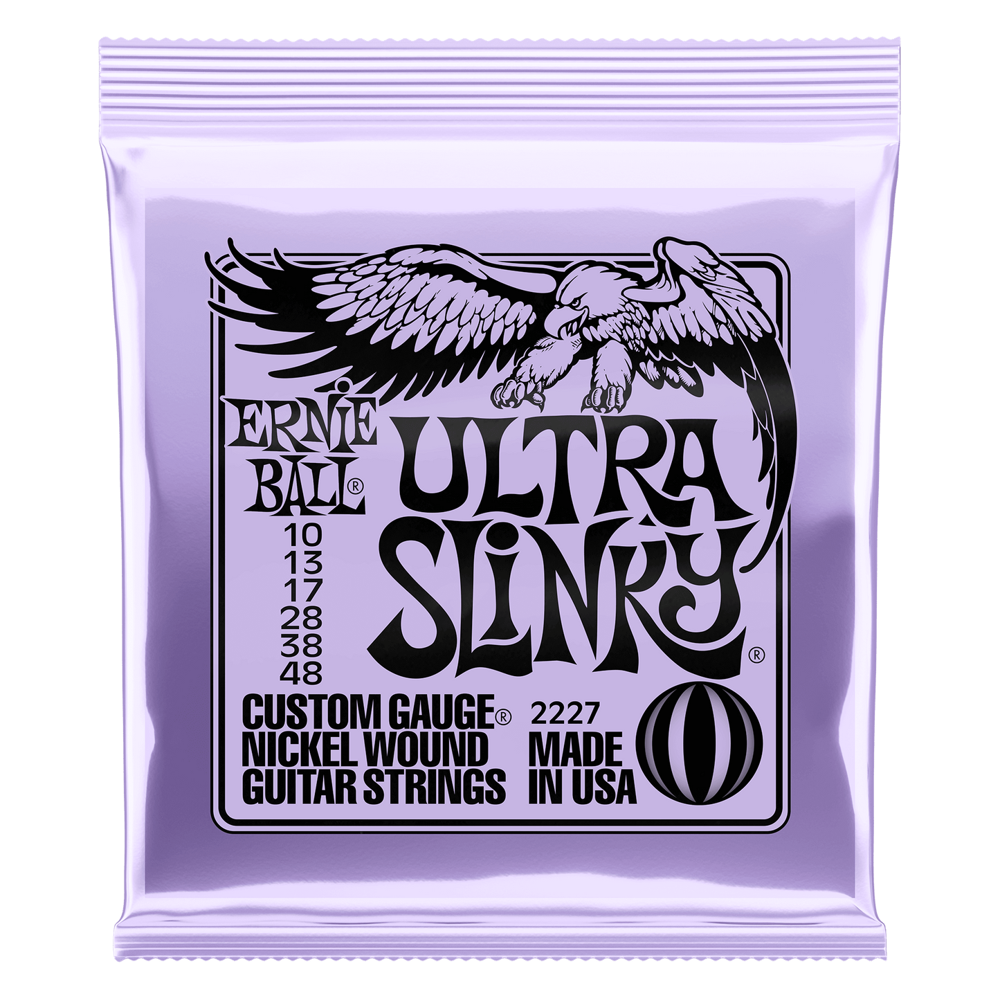 ERNIE BALL ULTRA SLINKY NICKEL WOUND ELECTRIC GUITAR STRINGS 10-48 SET