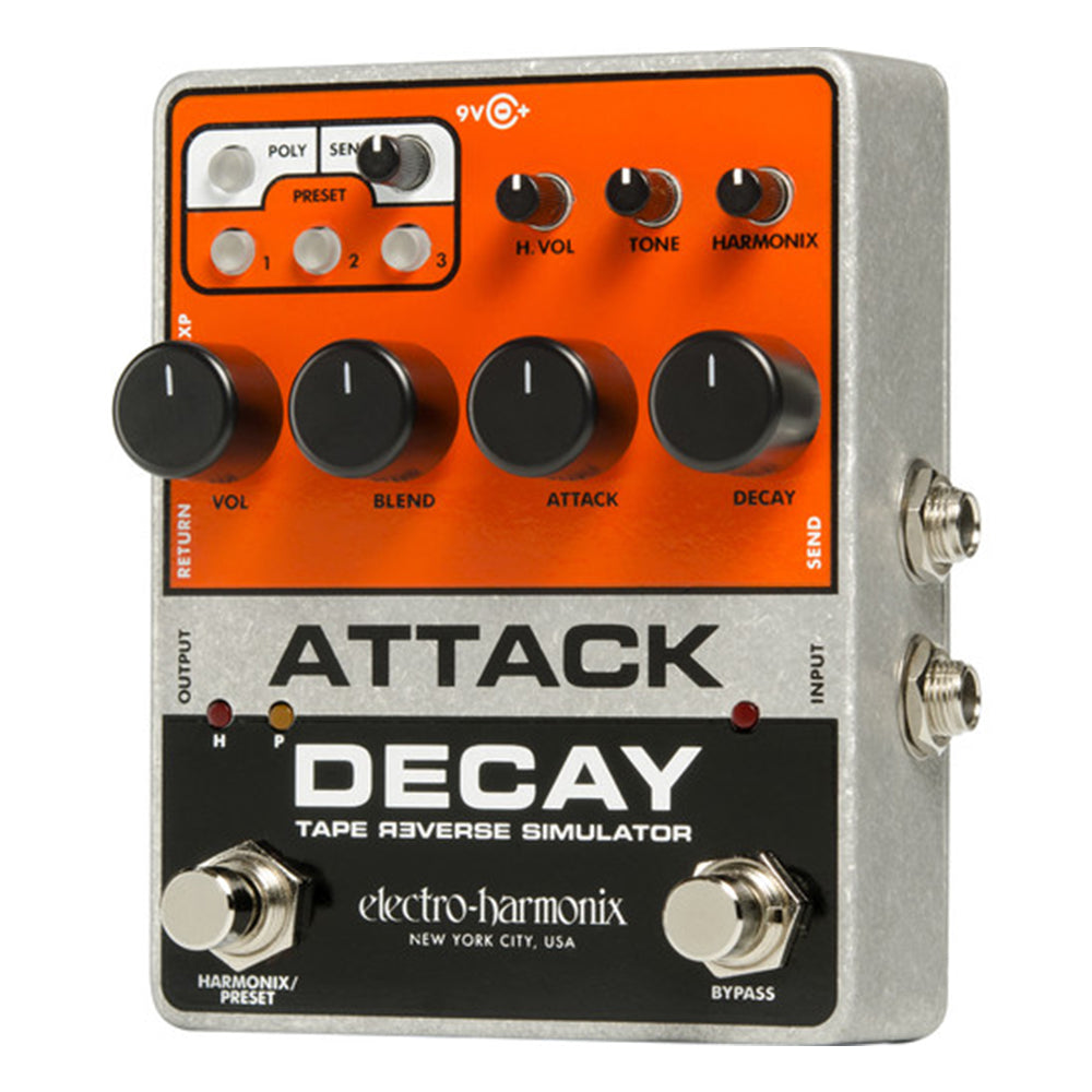 Electro-Harmonix Attack Decay Tape Reverse Simulator Guitar Effects Pedal