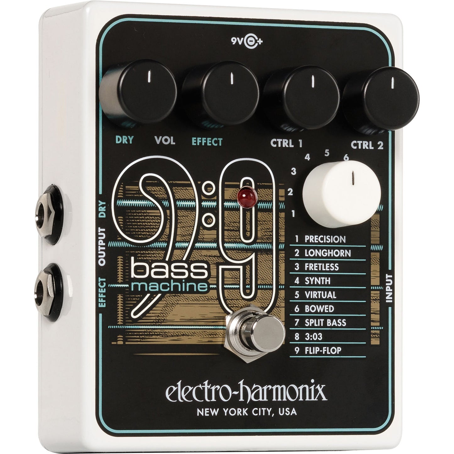 Electro-Harmonix BASS9 Bass Machine Guitar Effects Pedal