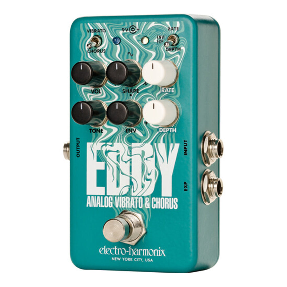 Electro-Harmonix Eddy Analog Vibrato & Chorus Guitar Effects Pedal