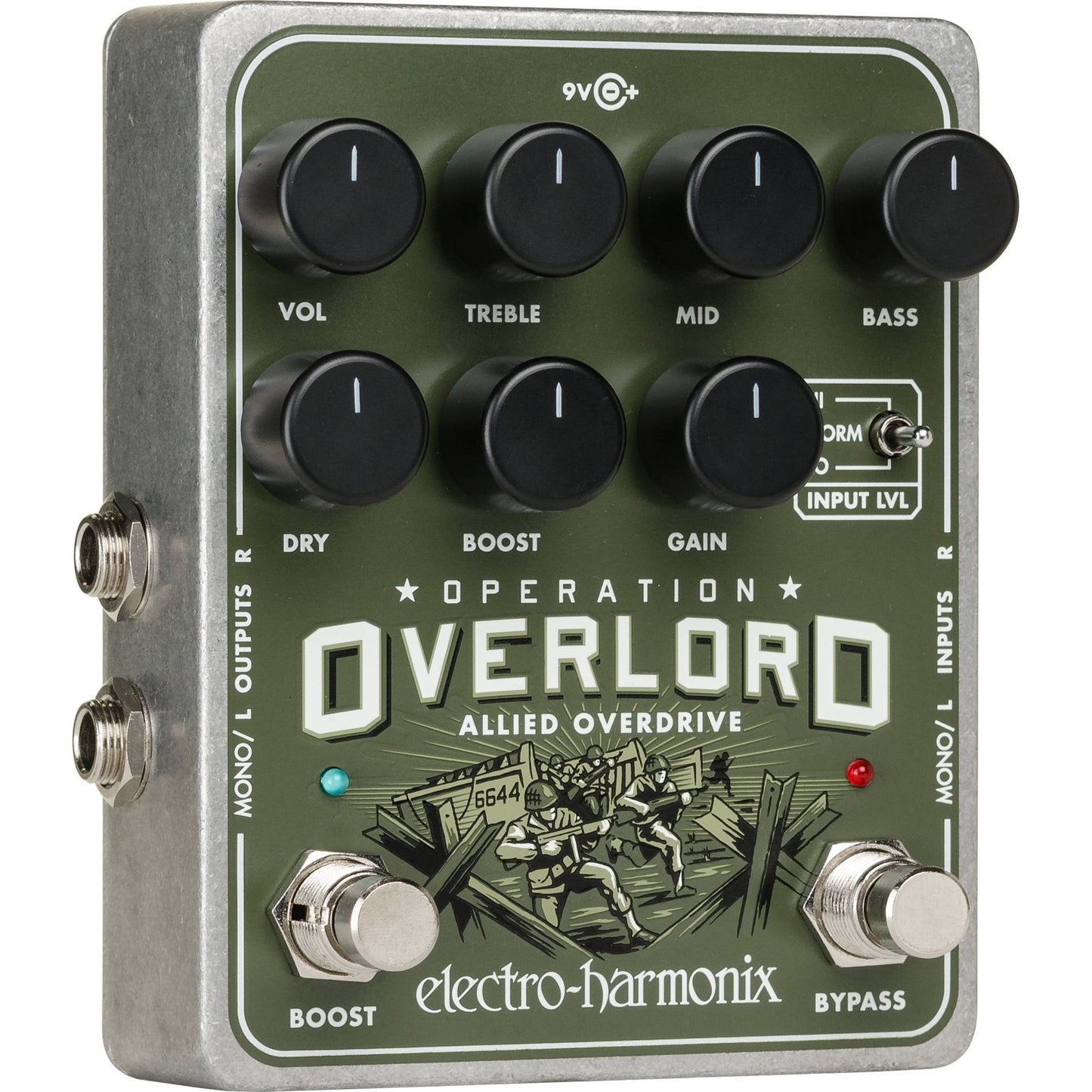 Electro-Harmonix Operation Overlord Overdrive Guitar Effects Pedal