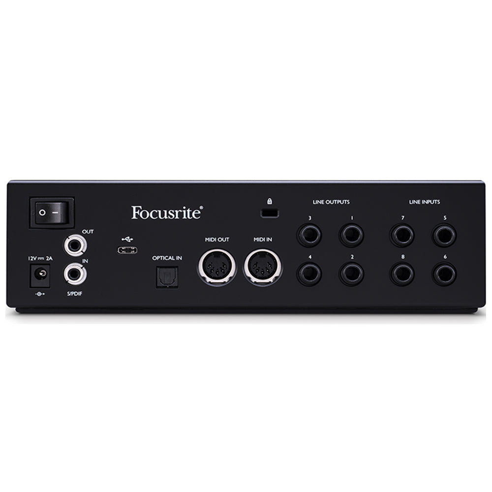 Focusrite Clarett 4Pre 18X8 Thunderbolt Interface