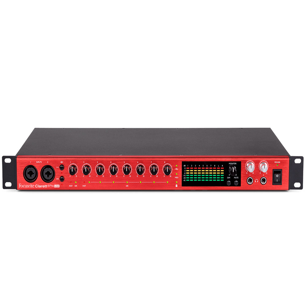 Focusrite Clarett 8Pre USB 18-in/20-out USB 2.0 Audio Interface