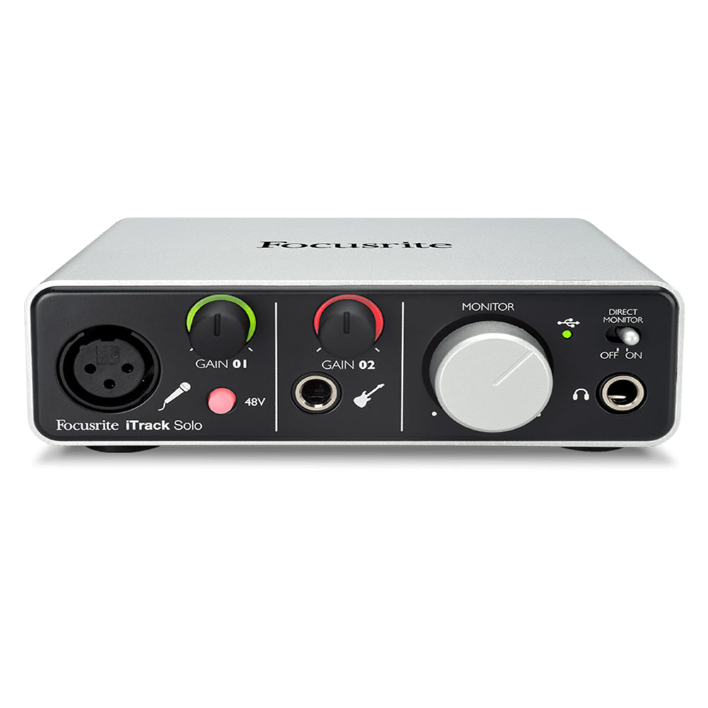 Focusrite iTrack Solo Audio Interface with Lightning Connector