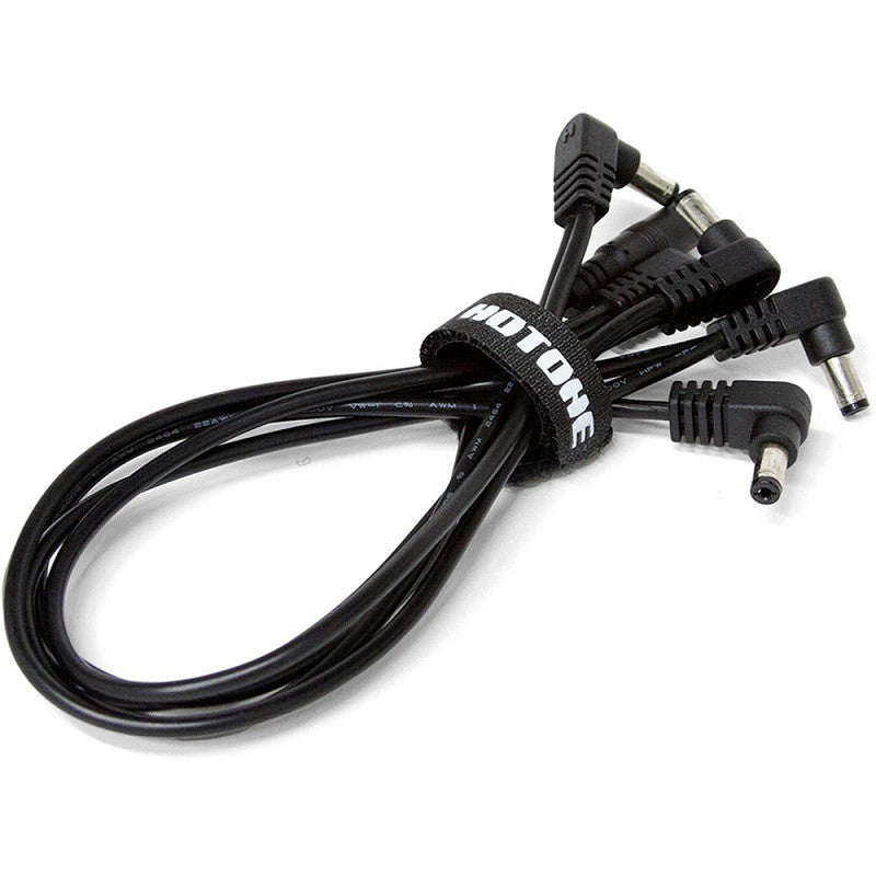 Hotone Goldwire Series 5-Plug Angled Head DC Power Cable Extension