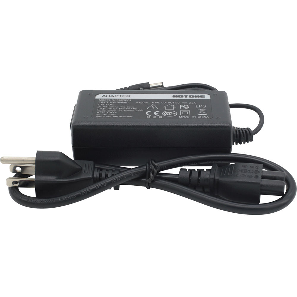 Hotone Goldwire Series 9V2A DC Power Supply, Center Negative, UK Plug