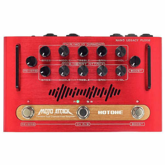 Hotone Mojo Attack Floor Amplifier Guitar Effects Pedal