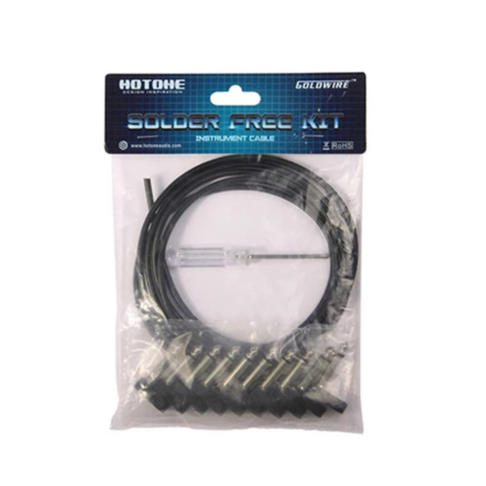 Hotone Solder-free Patch Cable, 10 plugs & 2m cable
