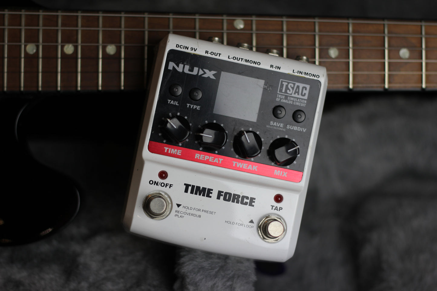 Nux Time Force Digital Delay Guitar Effect Pedal (NEW-NO BOX)