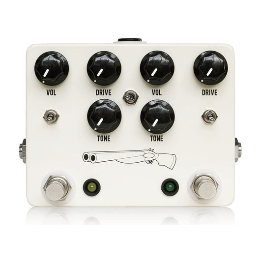 JHS Double Barrel V4 2-in-1 Dual Overdrive Guitar Effects Pedal