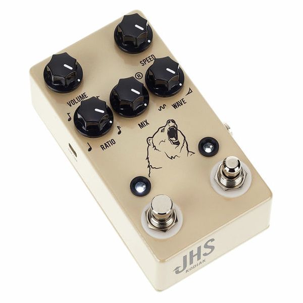 JHS Kodiak Analog Tremolo Guitar Effects Pedal w/Tap Tempo