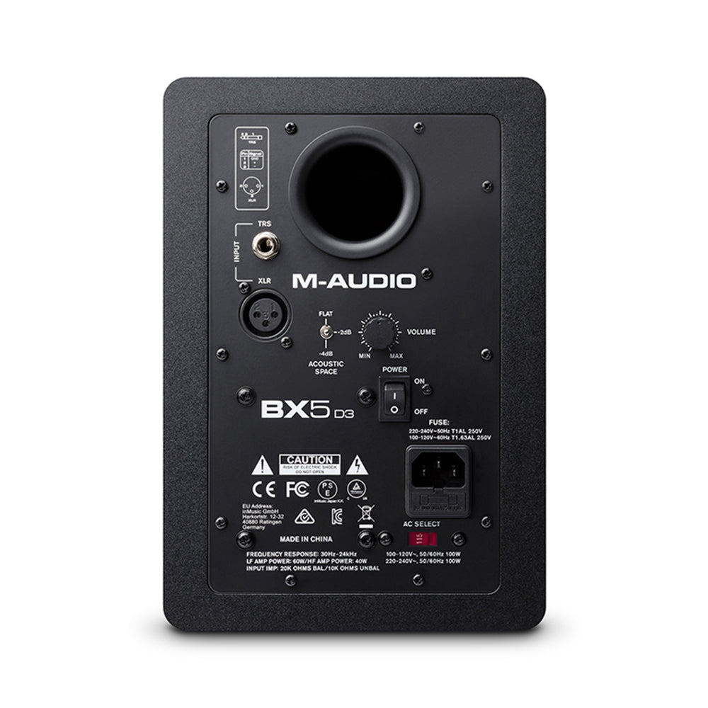 M-Audio BX5 D3 - 5 Inch Active Studio Monitor Speaker, Each