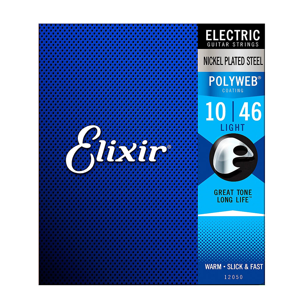 ELIXIR 12050 10/46 LIGHT POLYWEB COATING NICKEL PLATED STEEL ELECTRIC GUITAR STRING