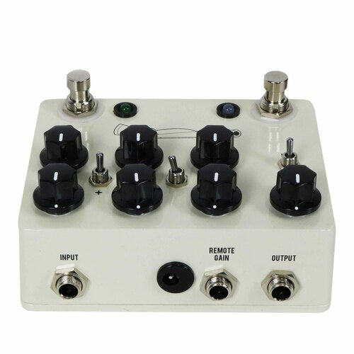 JHS Double Barrel V4 2-in-1 Dual Overdrive Guitar Effects Pedal