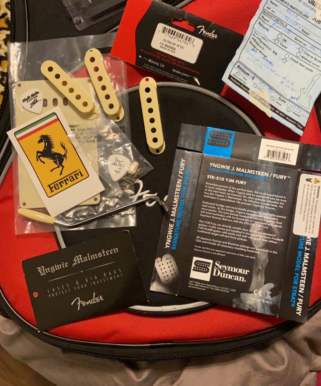 2015 FENDER ST-72 STRATOCASTER MALMSTEEN MOD MADE IN JAPAN (USED)