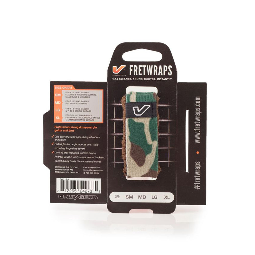 Gruv Gear FretWraps Strings Muter Camo Green/Brown SM