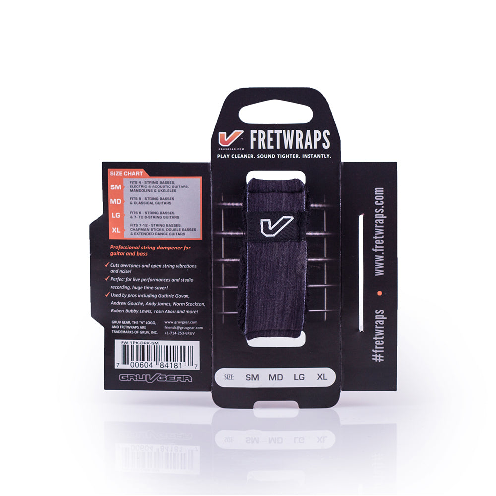 Gruv Gear Fretwraps™ String Muters (1-pack) Ebony SM