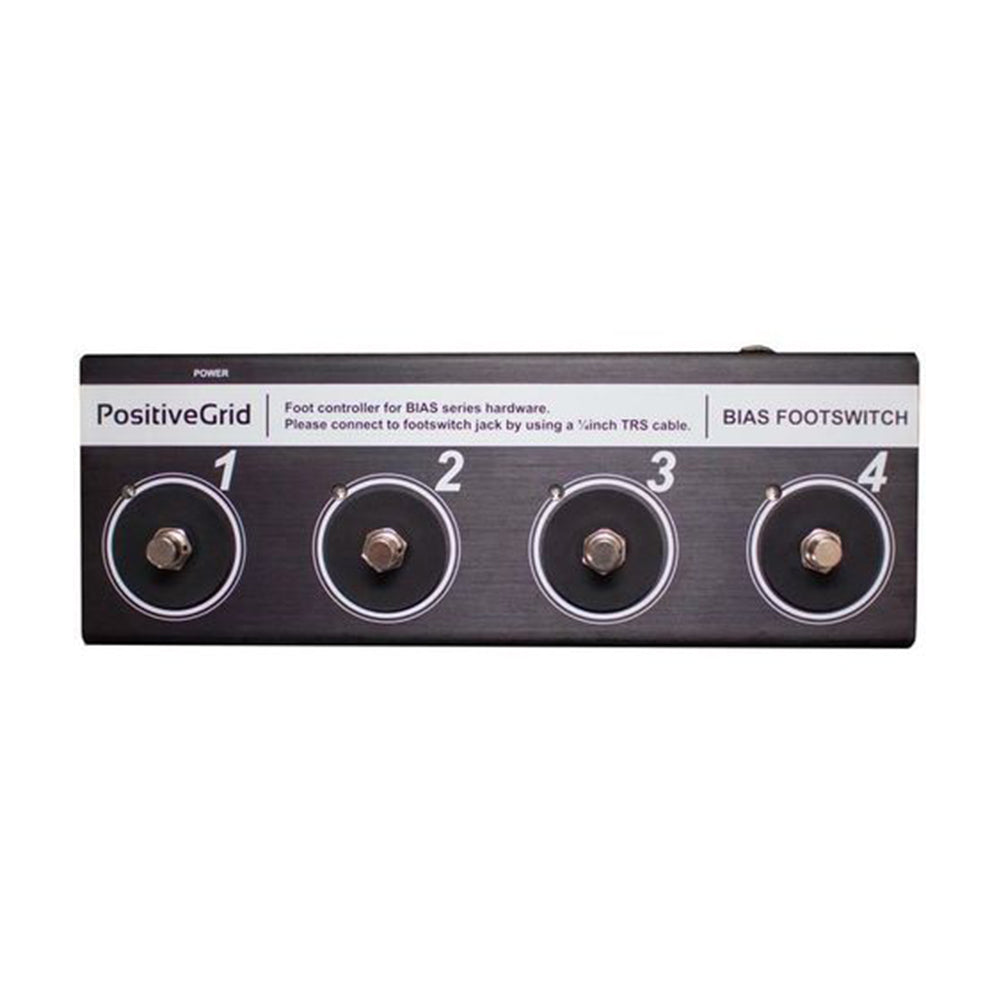 Positive Grid Bias Hardware Amps and Processor Footswitch, 4 Buttons