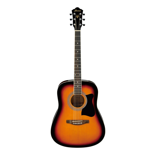 Ibanez V50NJP Acoustic Guitar Jampacks, Vintage Sunburst High Gloss, Jampack ( FREE Gig Bag, Chromatic Clip-on tune, Guitar strap, Accessory pouch and Guitar Picks)