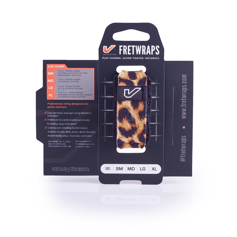 Gruv Gear FretWraps Strings Muter Leopard SM