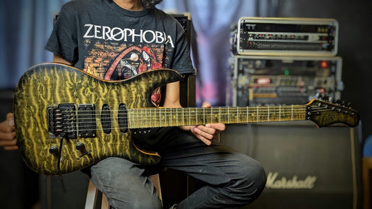 Custom guitar by customshopparts with Gibson Schaller Made In Germany (used)