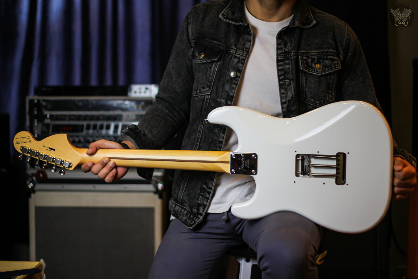 FENDER JAPAN SHAM KAMIKAZE SIGNATURE REVERSE HEADSTOCK STRATOCASTER MADE IN JAPAN (MINT)