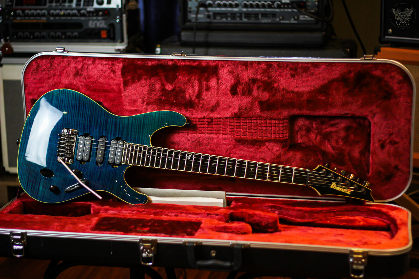 2009 IBANEZ PRESTIGE SV5470F w IBANEZ PRESTIGE OHSC MADE IN JAPAN (MINT)