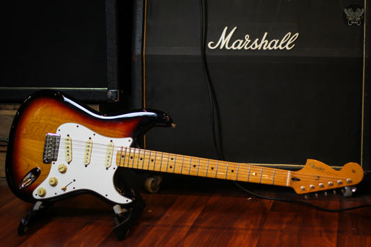 2022 FENDER JIMI HENDRIX STRATOCASTER® 3-TONE SUNBURST MADE IN MEXICO (USED)