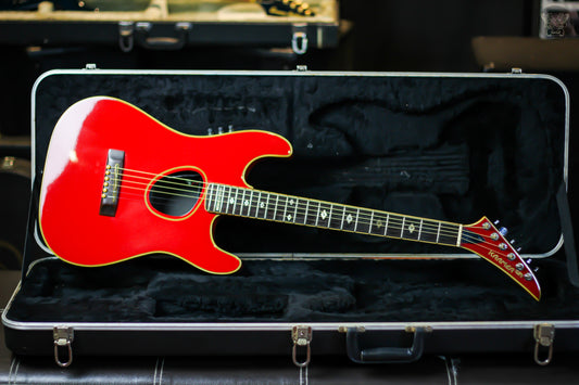 **SUPER RARE** 1986-87 KRAMER FERRINGTON KFS-1 DIAMOND INLAY VERSION ACOUSTIC ELECTRIC GUITAR MADE IN KOREA (USED)