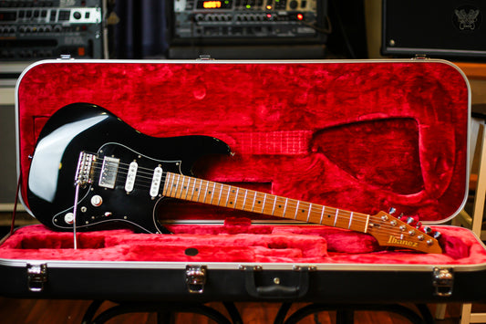 2021 IBANEZ PRESTIGE AZ2204B BLACK w OHCS MADE IN JAPAN (USED)