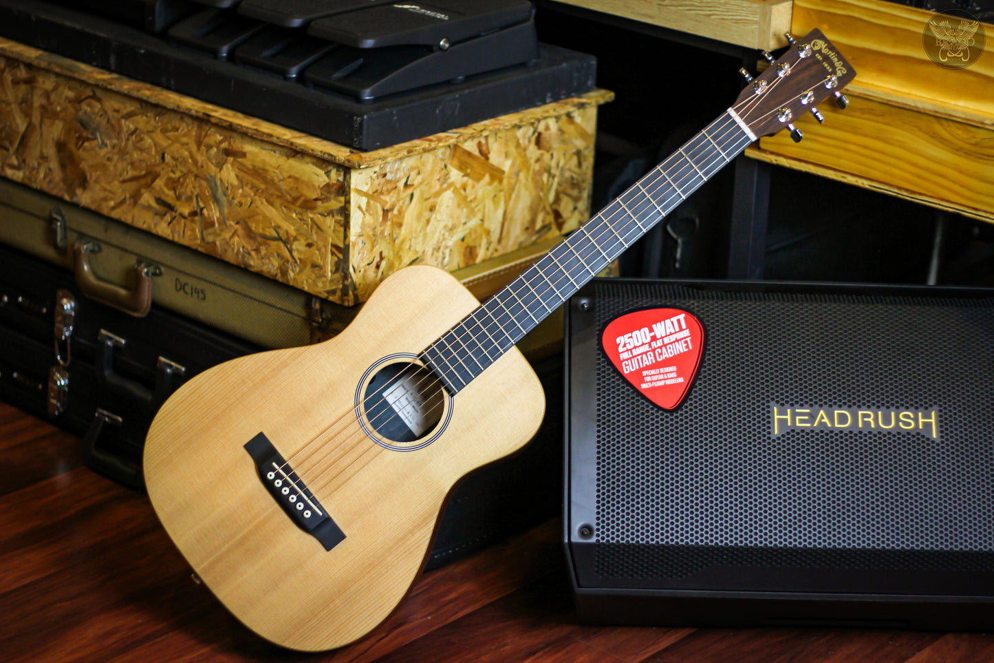 MARTIN LX1E 'LITTLE MARTIN' SOLID TOP ACOUSTIC GUITAR W MARTIN SOFT BAG MADE IN MEXICO (MINT)